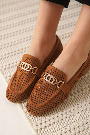 Sally Kadın Süet Taba Günlük Ayakkabı