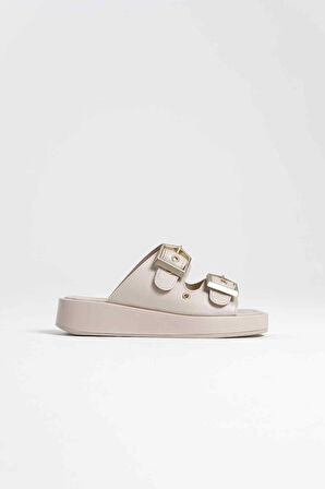 Glos Bej Cilt Terlik