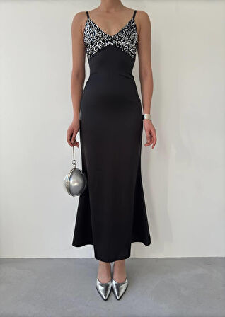 Shany İp Askılı Elbise