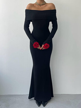 Livora Gül Detay Elbise