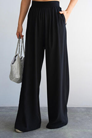 Dokuma Pantolon - Siyah