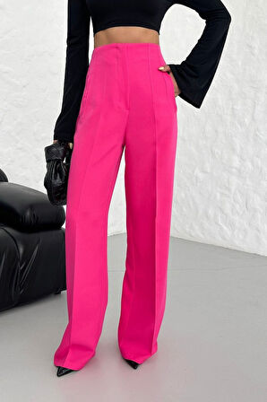 Yüksek Bel Pensli̇ Palazzo Pantolon