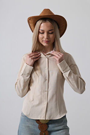 Basic Gömlek - Taş