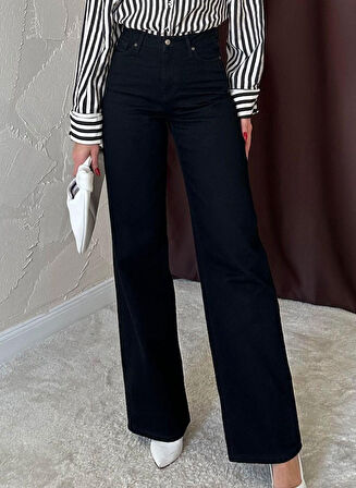 Siyah Comfy Jeans Pantolon
