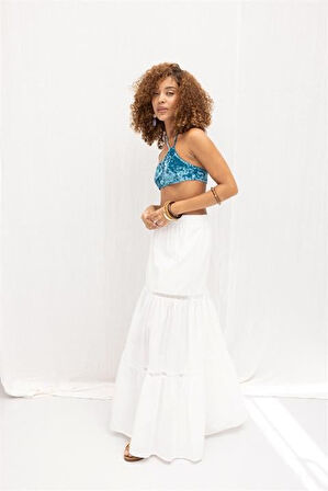 Annie Brode Şerit Detaylı Etek 4036