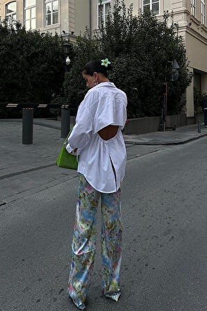 Mirian Sırt Dekolteli Gömlek 3228-08