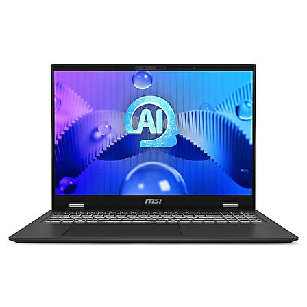 MSI PRESTIGE 16 AI STUDIO B1VFG-024TR Intel Core Ultra 7-155H 32GB LPDDR5 1TB SSD RTX4060 8GB 16.0 inç QHD+ W11 Home Gri Laptop