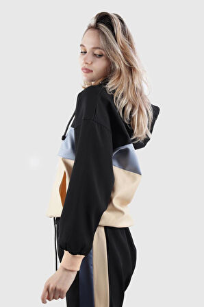 ALEXANDERGARDI RENK BLOKLU SWEATSHIRT (B20-1569)