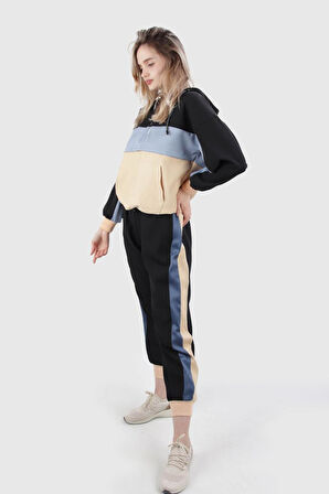 ALEXANDERGARDI RENK BLOKLU SWEATSHIRT (B20-1569)
