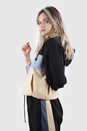 ALEXANDERGARDI RENK BLOKLU SWEATSHIRT (B20-1569)