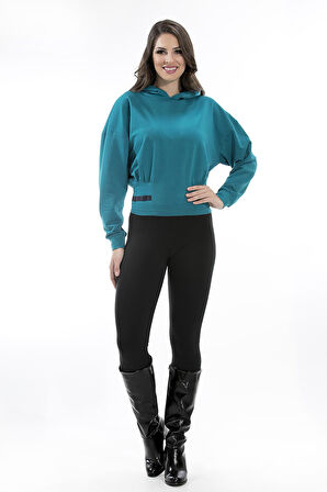 ALEXANDERGARDI KAPÜŞONLU BEL DETAYLI SWEATSHIRT (B20-16790)