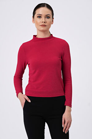 ALEXANDERGARDI DİK YAKA UZUN KOL T-SHİRT (B20-32115)