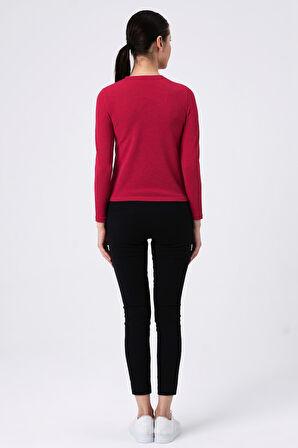 ALEXANDERGARDI UZUN KOL CROP T-SHİRT (B20-32116)