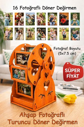 Ahşap Fotoğraflı Değirmen