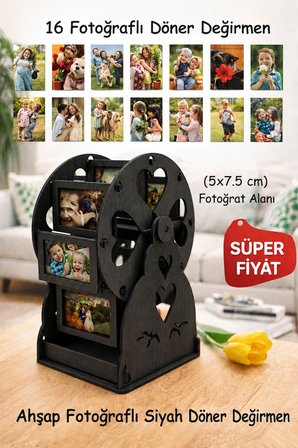 Ahşap Fotoğraflı Değirmen