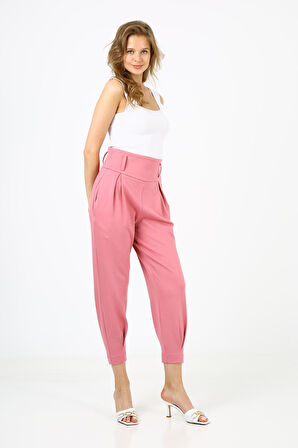 ALEXANDERGARDI YÜKSEK BEL PİLİSELİ PANTOLON (B21-1040)