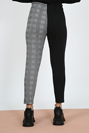 ALEXANDERGARDI ÇİFT RENKLİ BELİ LASTİKLİ PANTOLON (B21-12800)