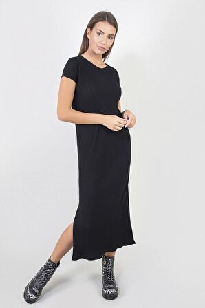 ALEXANDERGARDI YIRTMAÇLI UZUN ELBİSE (B23-0075)