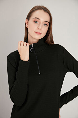 ALEXANDERGARDI DİK YAKA FERMUARLI ELBİSE (B21-21500)