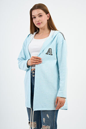 ALEXANDERGARDI KAPÜŞONLU OMUZ DETAYLI UZUN HIRKA (B22-30305)