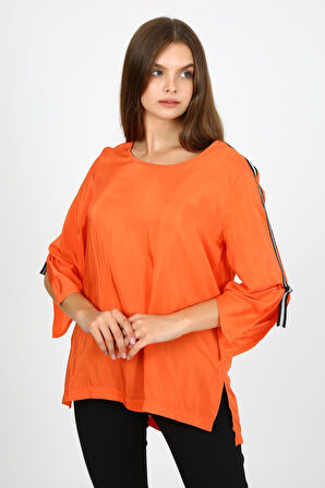 ALEXANDERGARDI KOLU AYARLANABİLİR BLUZ (B21-34500)