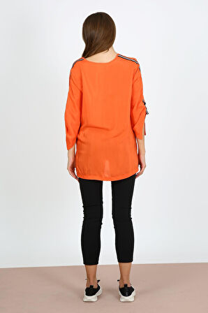 ALEXANDERGARDI KOLU AYARLANABİLİR BLUZ (B21-34500)