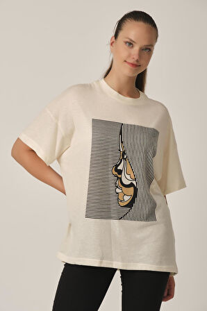 ALEXANDERGARDI BASKILI T-SHİRT (B21-35000)