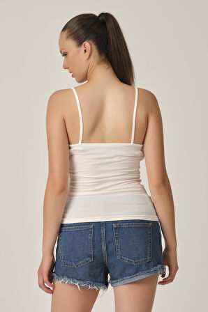 ALEXANDERGARDI FİTİLLİ İNCE ASKILI ATLET (B21-35201)