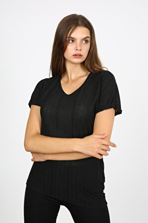 ALEXANDERGARDI V YAKA T-SHİRT (B21-35700)