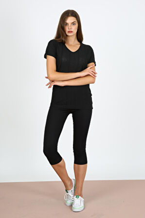 ALEXANDERGARDI V YAKA T-SHİRT (B21-35700)