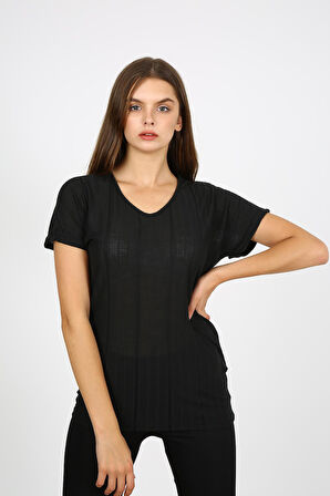 ALEXANDERGARDI V YAKA T-SHİRT (B21-35700)