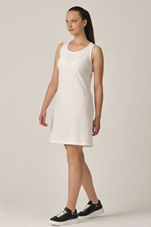 ALEXANDERGARDI FİTİLLİ KALIN ASKILI ELBİSE (B21-44103)