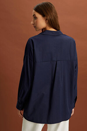 ALEXANDERGARDI OVERSİZE GÖMLEK (B21-47800)