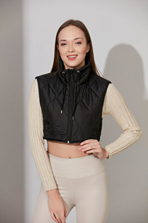 ALEXANDERGARDI CROP KAPİTONE YELEK (B21-909YL01)