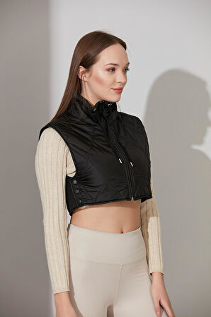 ALEXANDERGARDI CROP KAPİTONE YELEK (B21-909YL01)