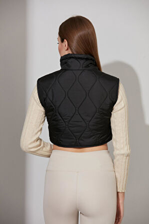 ALEXANDERGARDI CROP KAPİTONE YELEK (B21-909YL01)