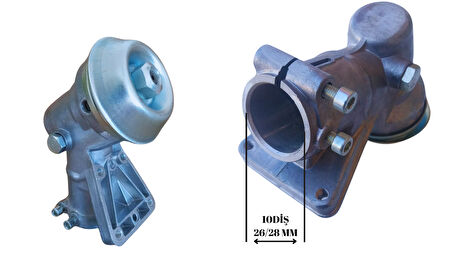 MOTORLU TIRPAN REDİKTÖR OLEOMAC 453/SP44 26/28 MM 10 DİŞ