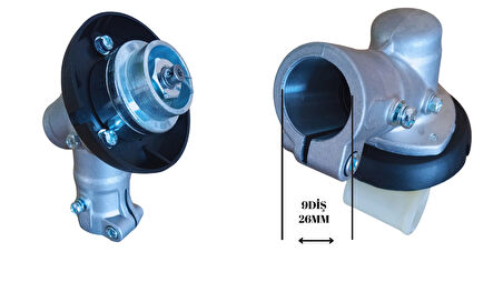 MOTORLU TIRPAN REDİKTÖR OLEOMAC CG260/BCH40 26 MM 9 DİŞ