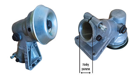 MOTORLU TIRPAN REDİKTÖR OLEOMAC 26 MM 7 DİŞ
