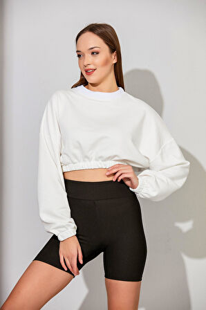 ALEXANDERGARDI CROP SWEATSHİRT (B22-110A01)