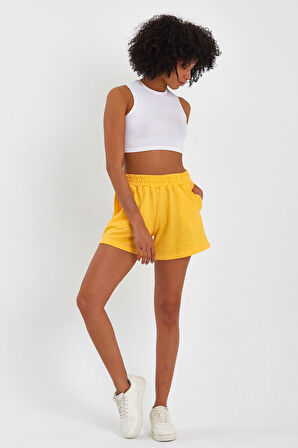 ALEXANDERGARDI BELİ LASTİKLİ CEPLİ ŞORT (B22-115A)