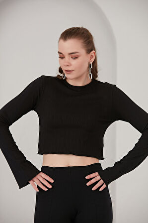 ALEXANDERGARDI İSPANYOL KOL CROP TOP (B22-120UST)