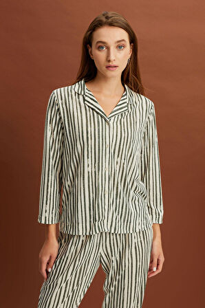 ALEXANDERGARDI ÇİZGİLİ PİJAMA TAKIMI (B22-143USU)