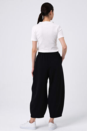 ALEXANDERGARDI BELİ LASTİKLİ BOL PAÇA PANTOLON (B22-14500)