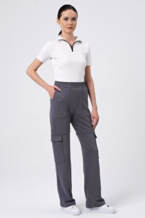 ALEXANDERGARDI KARGO CEPLİ GENİŞ PAÇA EŞOFMAN ALTI (B22-14600)