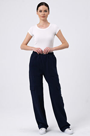 ALEXANDERGARDI KARGO CEPLİ GENİŞ PAÇA EŞOFMAN ALTI (B22-14600)