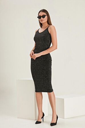 ALEXANDERGARDI PARILTILI ASKILI BLUZ (B22-23400)