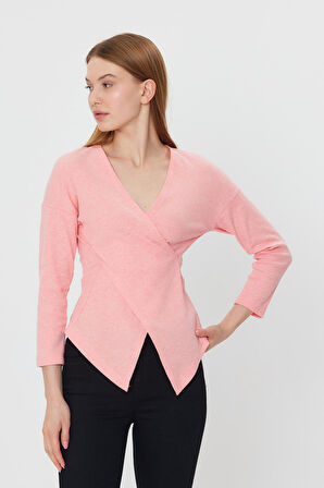 ALEXANDERGARDI KRUVAZE YAKA ÇAPRAZ BLUZ (B22-301A)