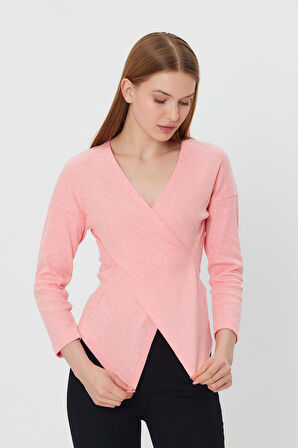 ALEXANDERGARDI KRUVAZE YAKA ÇAPRAZ BLUZ (B22-301A)