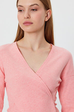 ALEXANDERGARDI KRUVAZE YAKA ÇAPRAZ BLUZ (B22-301A)